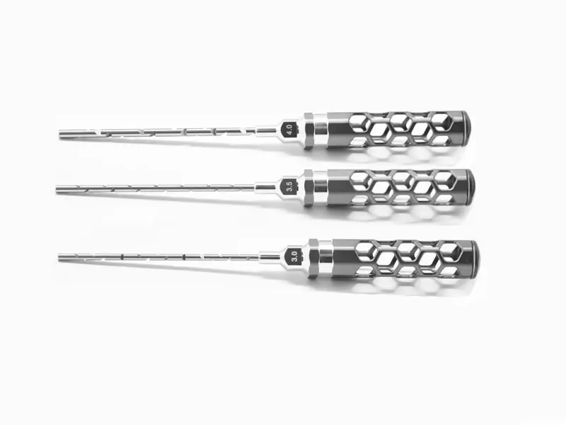 ARM REAMER SET (3.0-3.5-4mm) X120mm HONEYCOMB