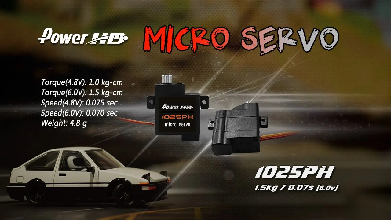 Power Hd Micro Rc Servo Hd1025ph (1.5kg/0.07s) – view 3