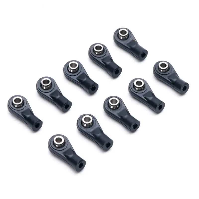 Fastrax Curved Nylon Rod Ends 20x10mm M3 Screw 10pcs