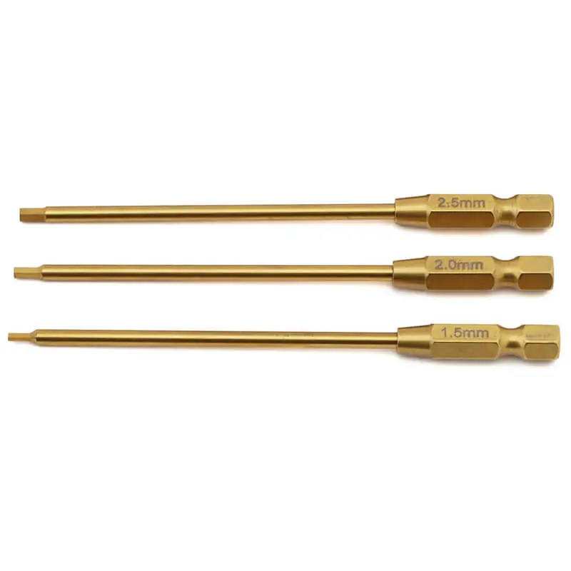 Fastrax Hex Bit Set 152025MM for Electric Screwdriver