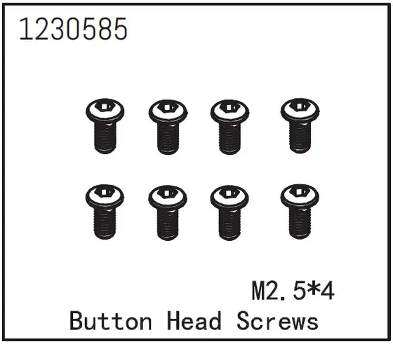 Head Screw m2.5*6 (8)