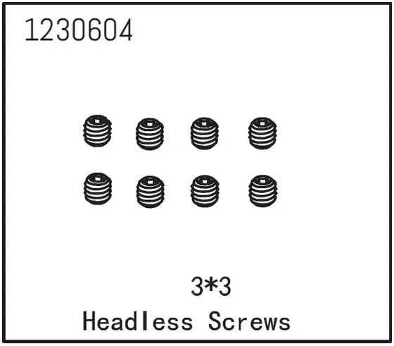 Headless Screw M3*3 (8)