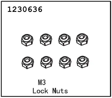 Lock Nut m2.5 (8)