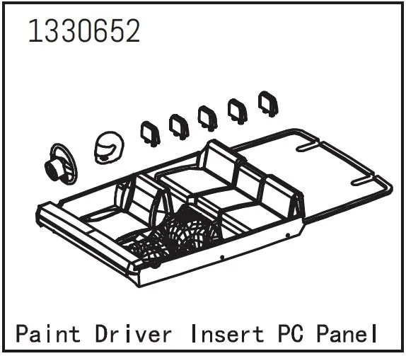 Painted Pc Driver Insert Panel - Yucatan
