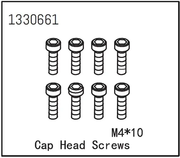 Cap Head Screws M4*10 (8)