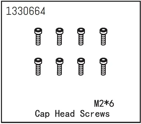 Cap Head Screws M2*6 (8)