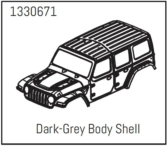 Pc Body Shell Dark-Grey - Yucatan
