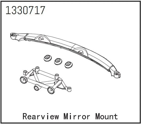 Rearview Mirror & Magnet Holder Set Bronx