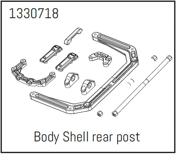 Rear Body Shell Mounting Set - Bronx
