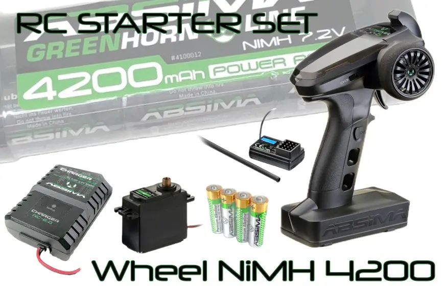 Rc Starter Set Wheel Nimh 4200 Uk-Version