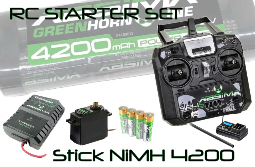 Rc Starter Set Stick Nimh 4200 Uk-Version