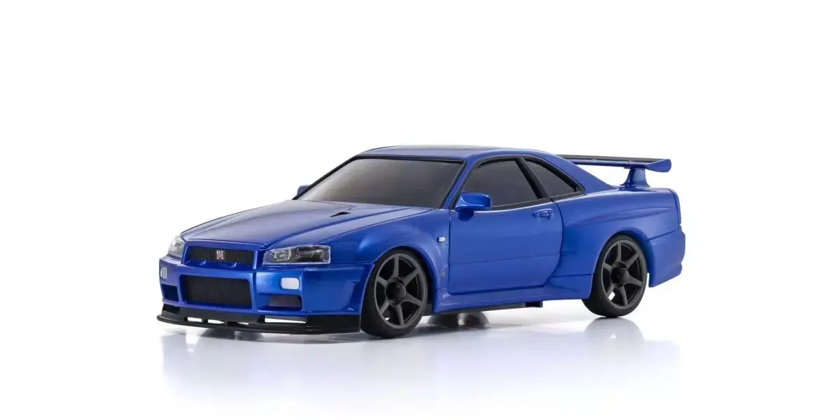 Kyosho Mini-Z Awd Nissan Skyline Gt-R R34 Metallic Blue (Ma020n-L) – view 2