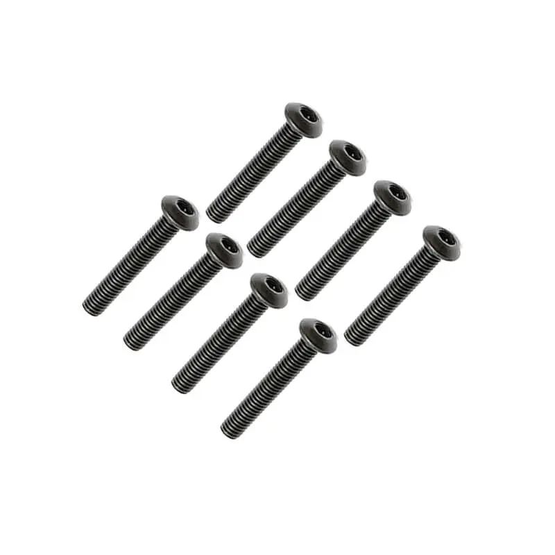 FTX Button Head Hex Screw M3 x 18mm (8pc)