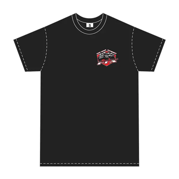 FTX Badge Logo Brand T-Shirt Black – x Large