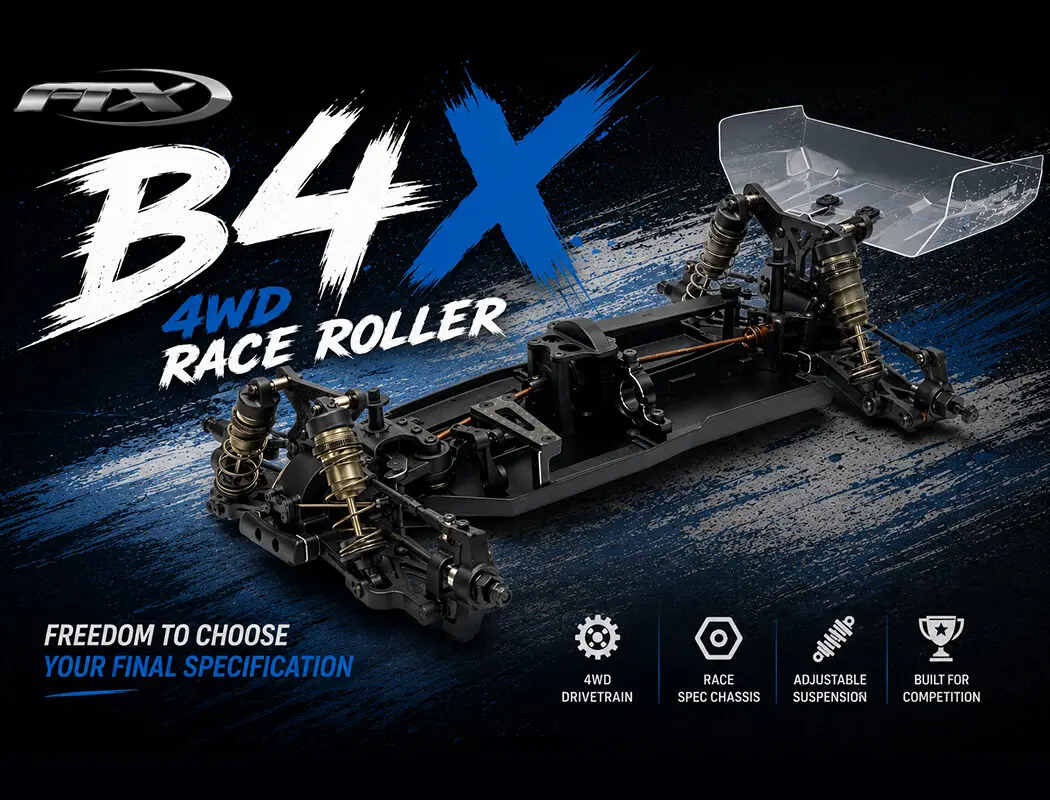 FTX B4X 4WD Race Buggy Roller Chassis