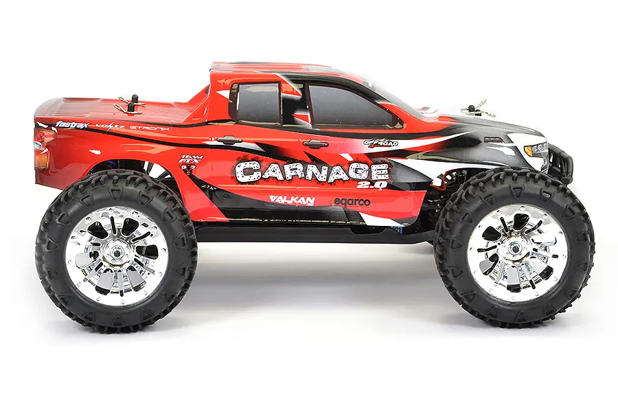 FTX Carnage 2.0 1/10 Brushed Truck 4WD RTR – Red