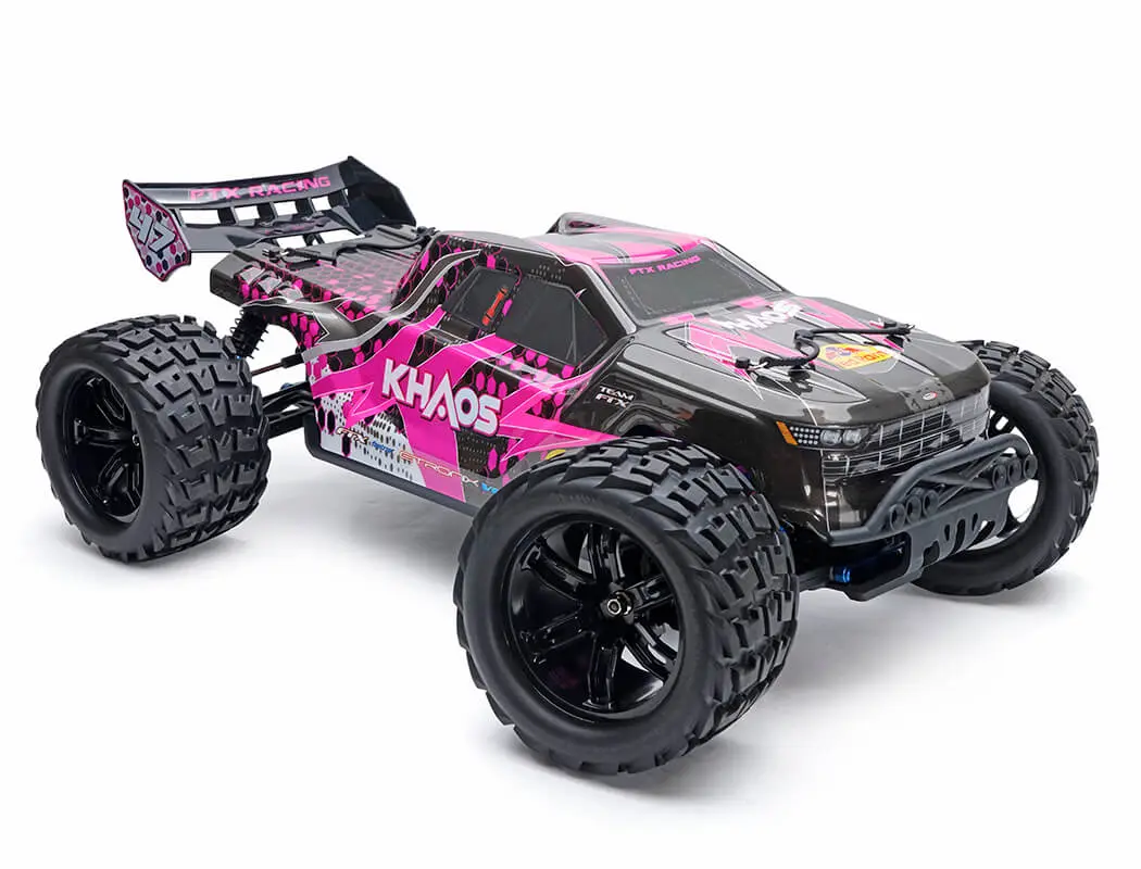 FTX Khaos 1/10 Brushless 4WD Truggy RTR with 3S LiPo & Charger – Purple