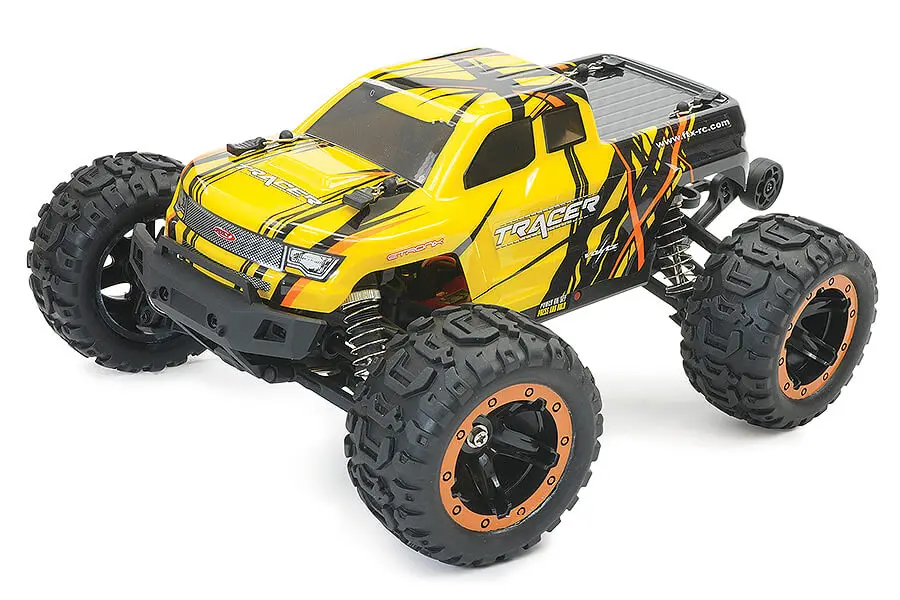FTX Tracer 1/16 4WD Brushless Monster Truck RTR – Yellow