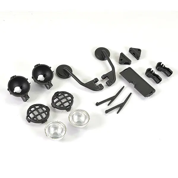 FTX Texan 1/10 Moulded Mirrors, Spot Light & Wipers