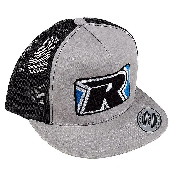 Team Associated Reedy 2022 Trucker Hat Flat Bill Silver/black