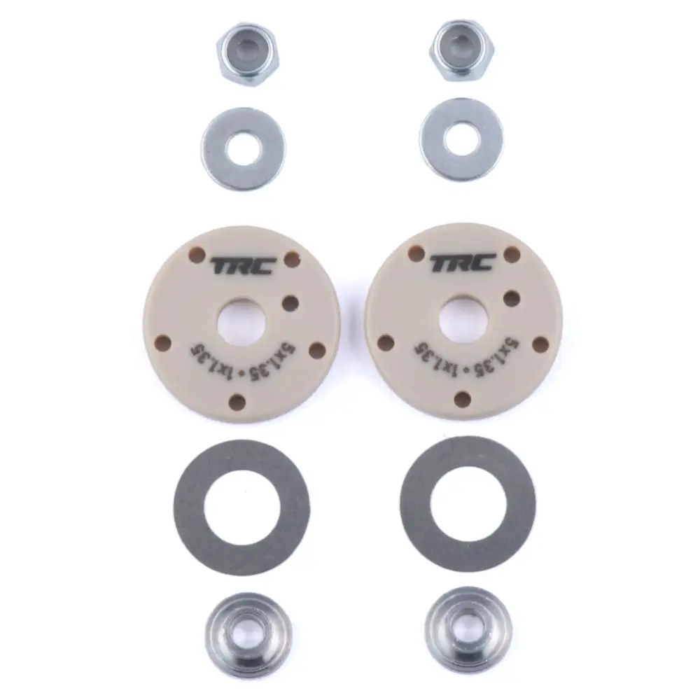 Valve shock pistons 5x1.35 + 1x1.35 Flat (O.D. 15.90mm/I.D. 2.6mm/H. 2.5mm) – view 3