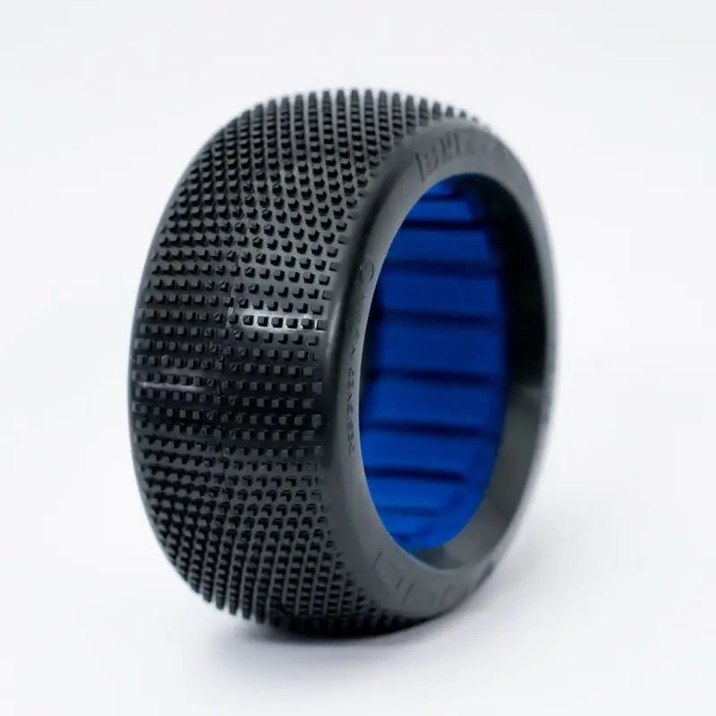 OGO Racing Tires 1:8 Buggy BLIZZARD MEDIUM/SOFT "V2" Rubber+Insert (2) (B2108MS)