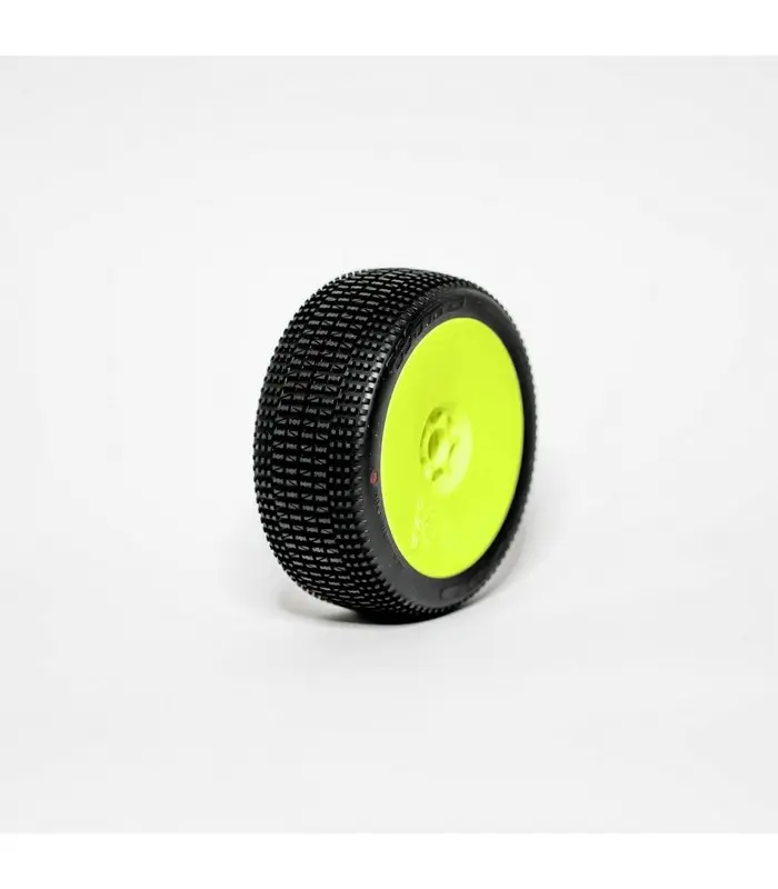 OGO Racing Tires 1:8 Buggy WIND HARD "V2" pre-mounted yellow (2) (B2207GHY)