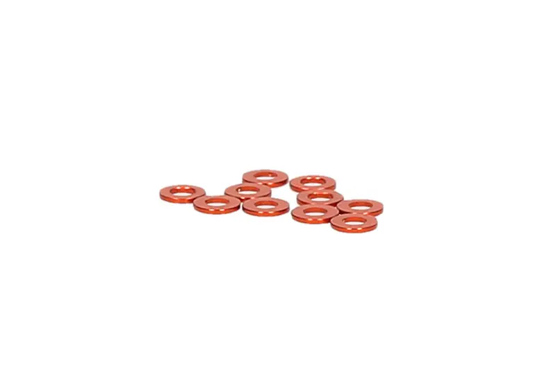 HB Racing Washer 2x4x0.5mm (Orange/10pcs) (HB204323)