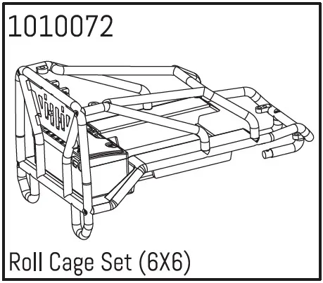 Hobby Plus Roll Cage Set (6X6) (HBP240092)