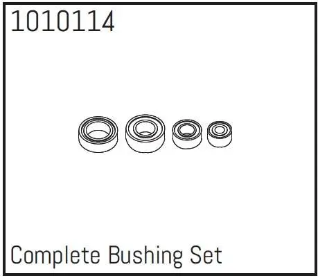 Hobby Plus Complete Copper Bushing Set - PRO Crawler 1:18 (HBP240245)