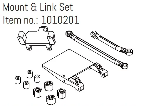 Hobby Plus Mount & Link Set - GOAT (HBP240318)