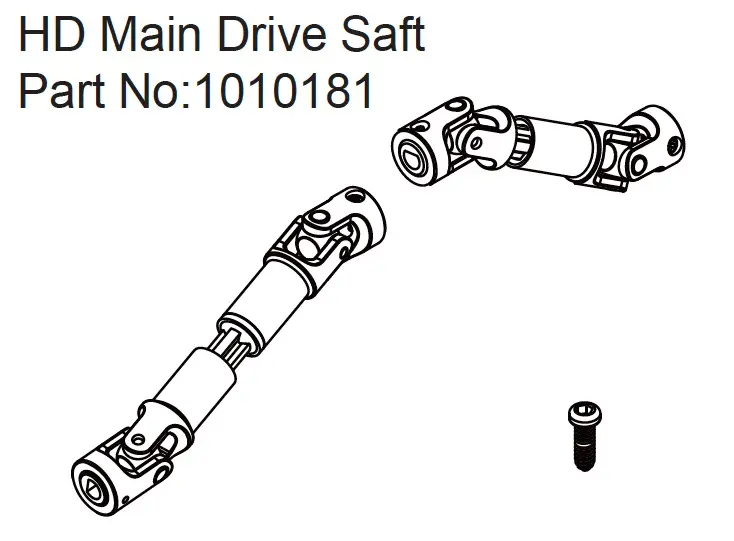 Hobby Plus HD Main Drive Shaft - EVO 1:18 (HBP240325)