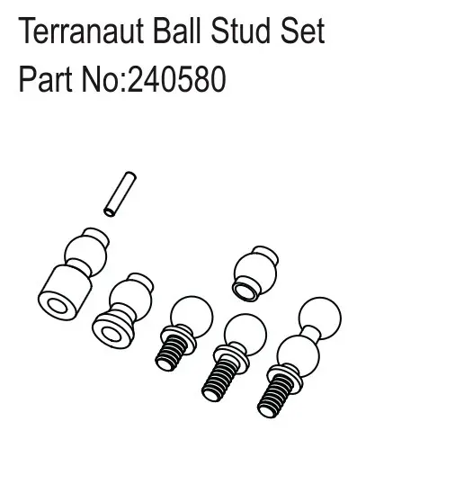 Hobby Plus Terranaut Ball Stud Set (HBP240580)