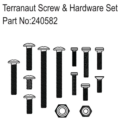 Hobby Plus Terranaut Screw & Hardware Set (HBP240582)