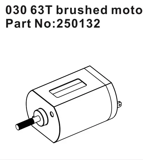 Hobby Plus Brushed Motor 030 / 55T (HBP250132)