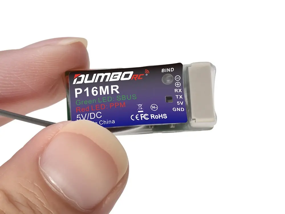 DumboRC 16-Channel Receiver "P16MR" 2.4GHz (P16MR)