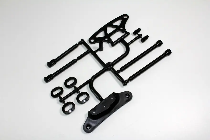 Team C Bumper and Body Mount Set front Comp. Onroad (T01078)