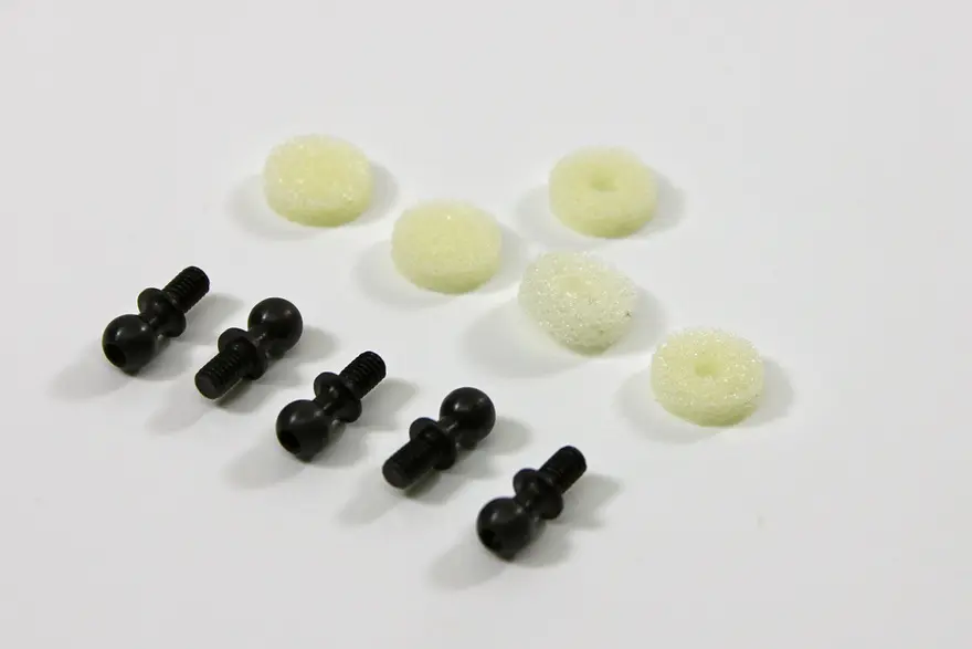 Team C Ball Stud short (5) 2WD/4WD Comp. (T02093)