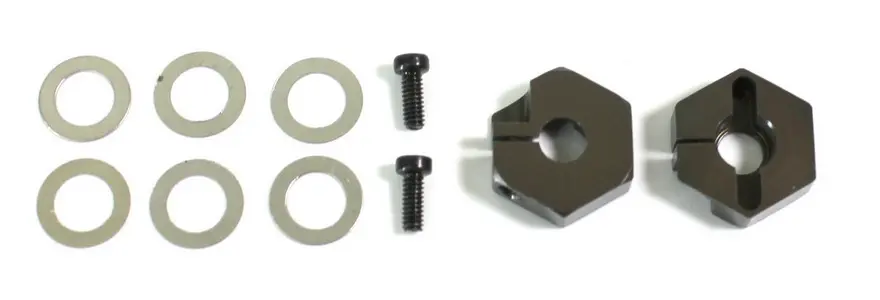 Team C Alu Hex Hub 12mm (2) TM2V2 (T02245)
