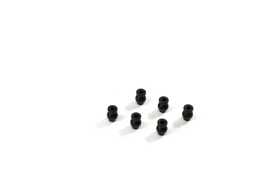 Team C Arm Ball Stud 7.8mm long black (6) (T08894)