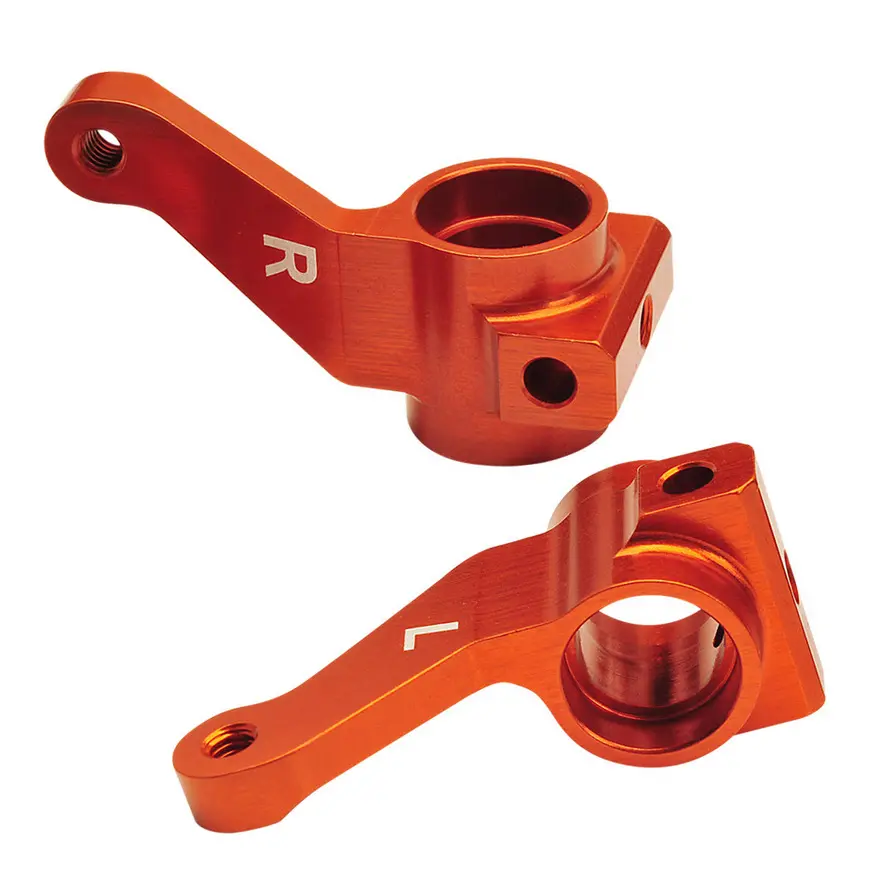Team C Alu Steering Hub orange (2) Comp. Buggy 2WD (TU0275)