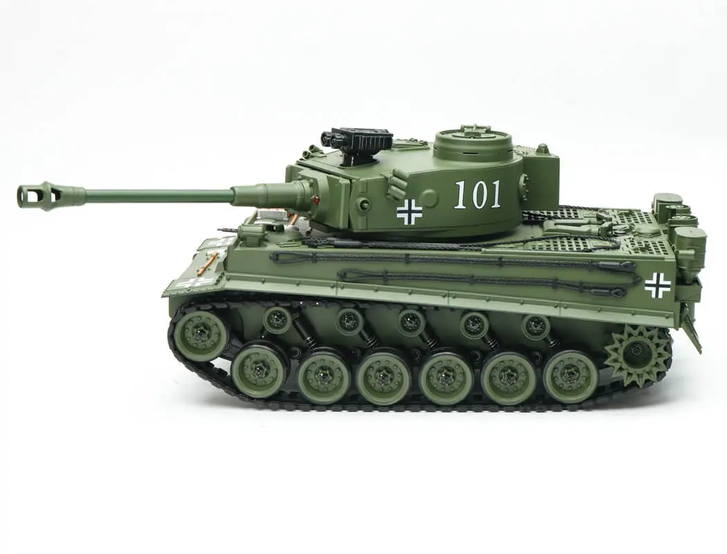 Brother Tank RC Tank 1:18 German Tiger 1 Green
