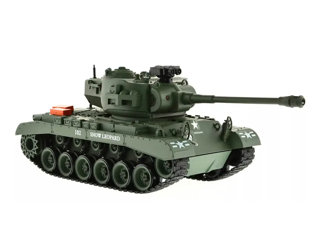 Brother Tank RC Tank 1:18 USA M26 Pershing 'snow Leopard' Green