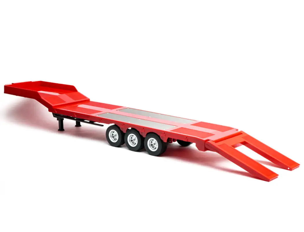 Huina RC Haulage Flatbed Trailer for CY1501 Red