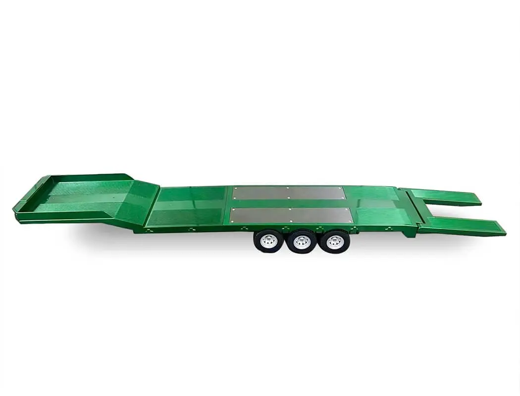 Huina RC Haulage Flatbed Trailer for CY1501 Green