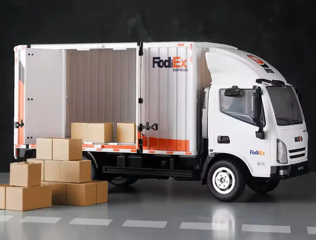 Huina 1/18th 2.4G 12CH RC Delivery Truck