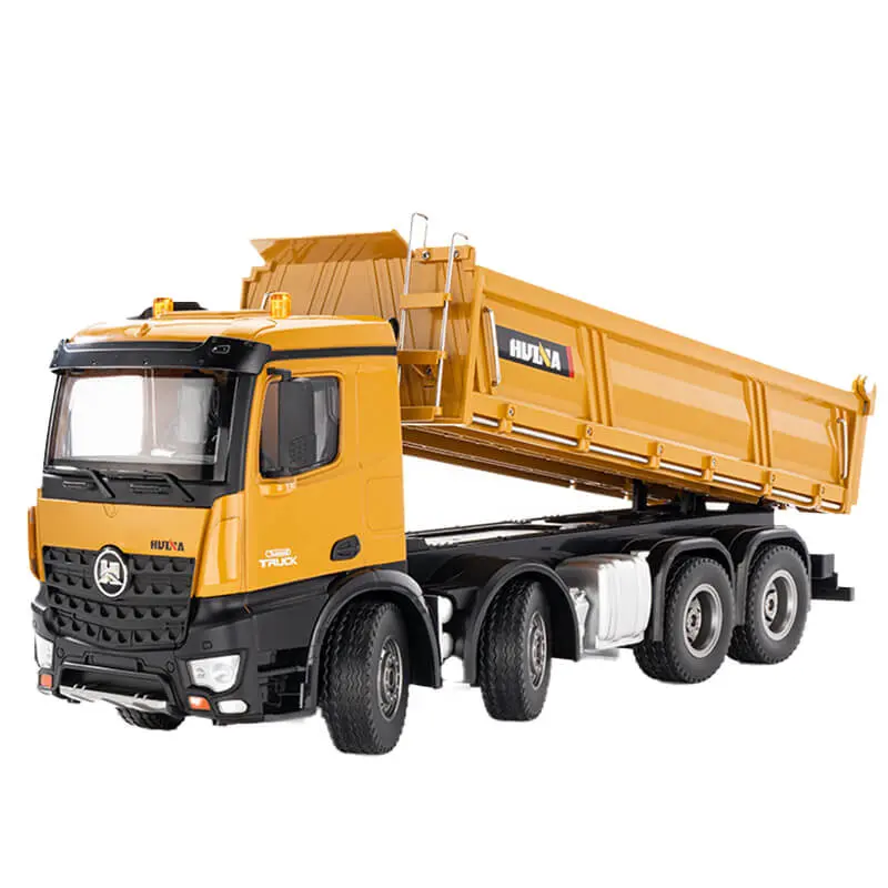 Huina RC Tipper Dumptruck 12CH 8-Wheel with Die Cast Metal Parts