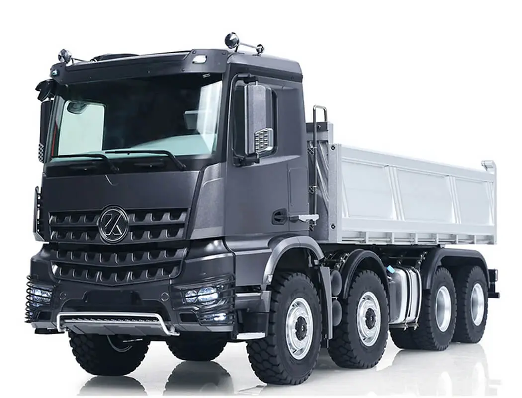 Huina Kabolite 1/14 Dump Truck 8x8 with Metal Tipper RTR Silver