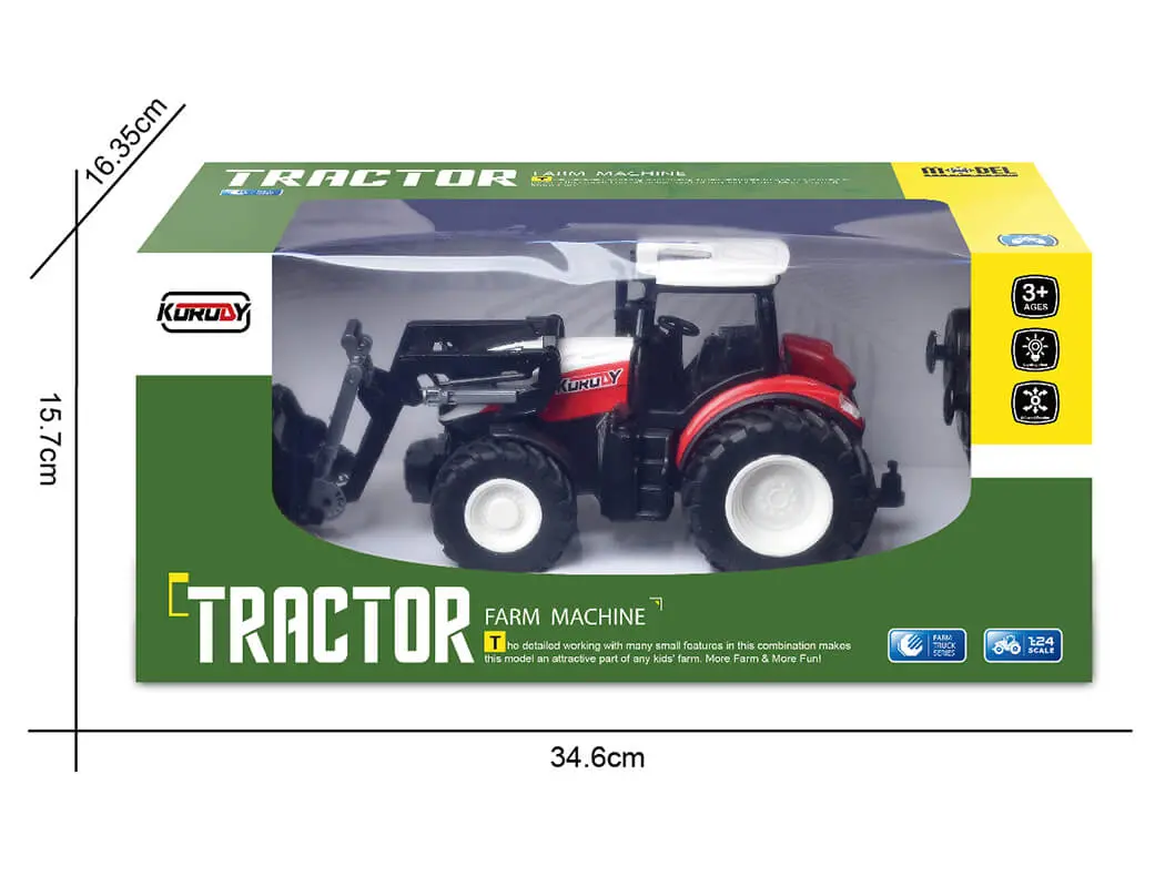 Korody RC 1:24 Tractor with Front Shovel/Loading Arm