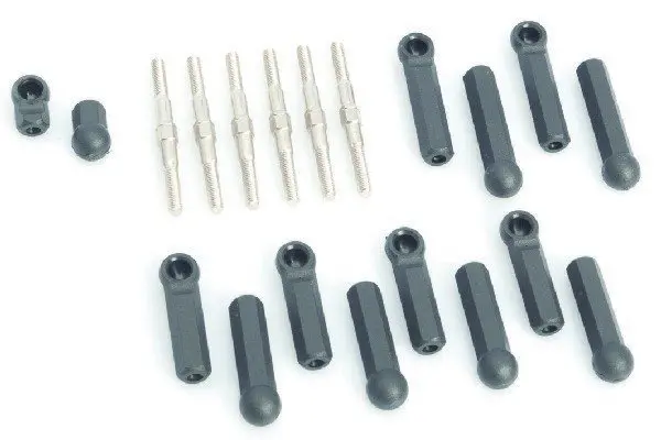 LRP Turnbuckles L/R, S10 Twister BX, 6 pcs